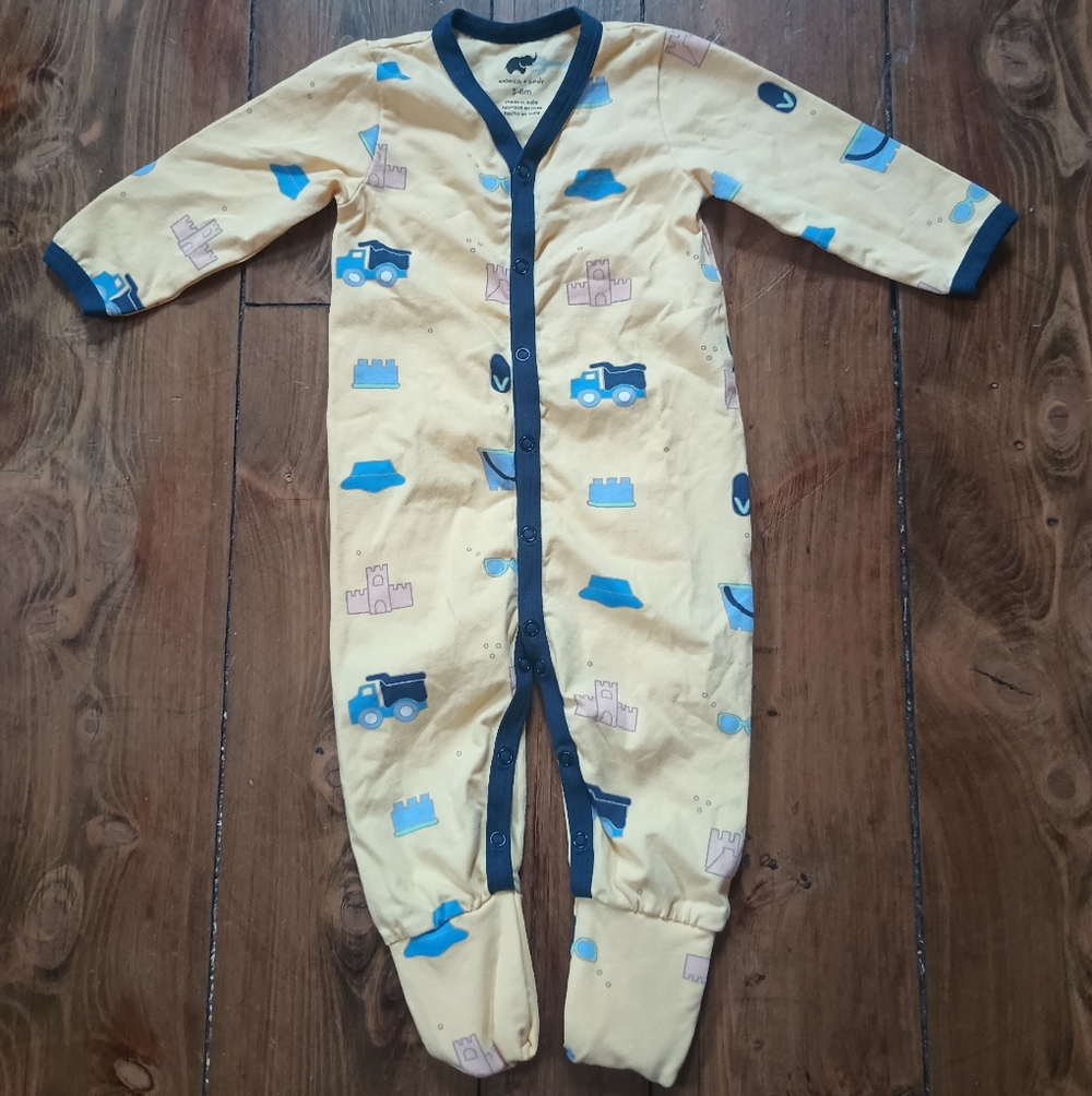 Yellow Footie Pajamas